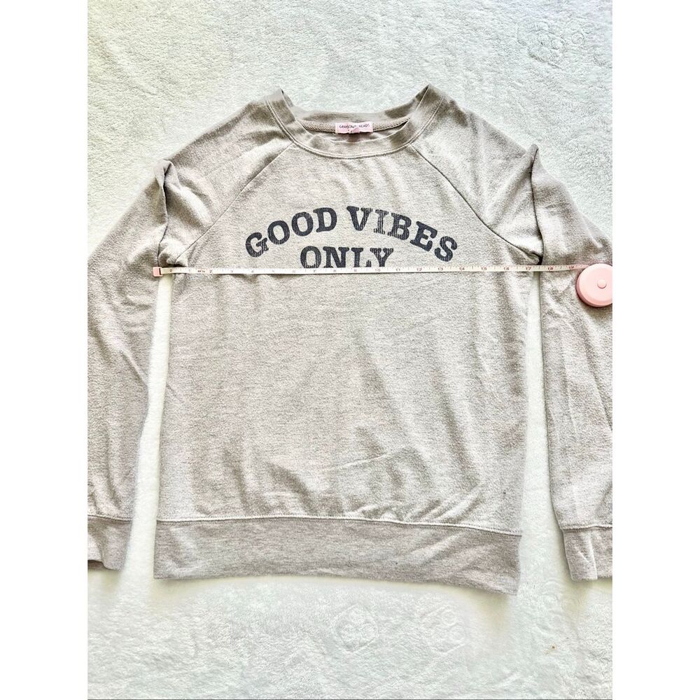 Grayson Threads ‘Good Vibes Only’ Gray Crewneck S… - image 5